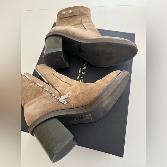Rag and bone olive suede boots. Excellent condition - Picture 4 of 7
